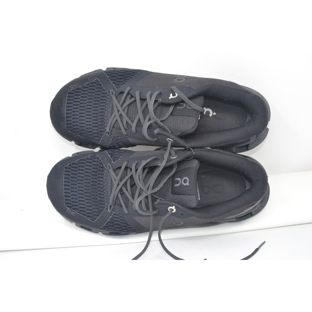 Men's Size 8 - On Cloudflyer All Black Athletic Running Shoe - 21.99225 Lace-Up - Picture 8 of 12